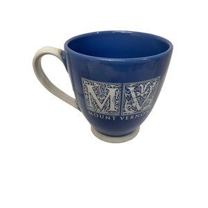 Mount Vernon Coffee Mug Cup Blue 4 1/2" x 4"